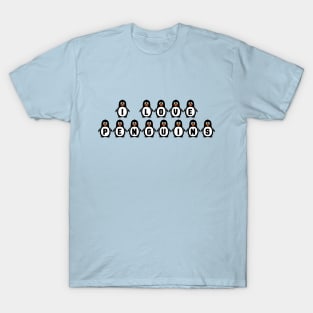 I Love Penguins T-Shirt